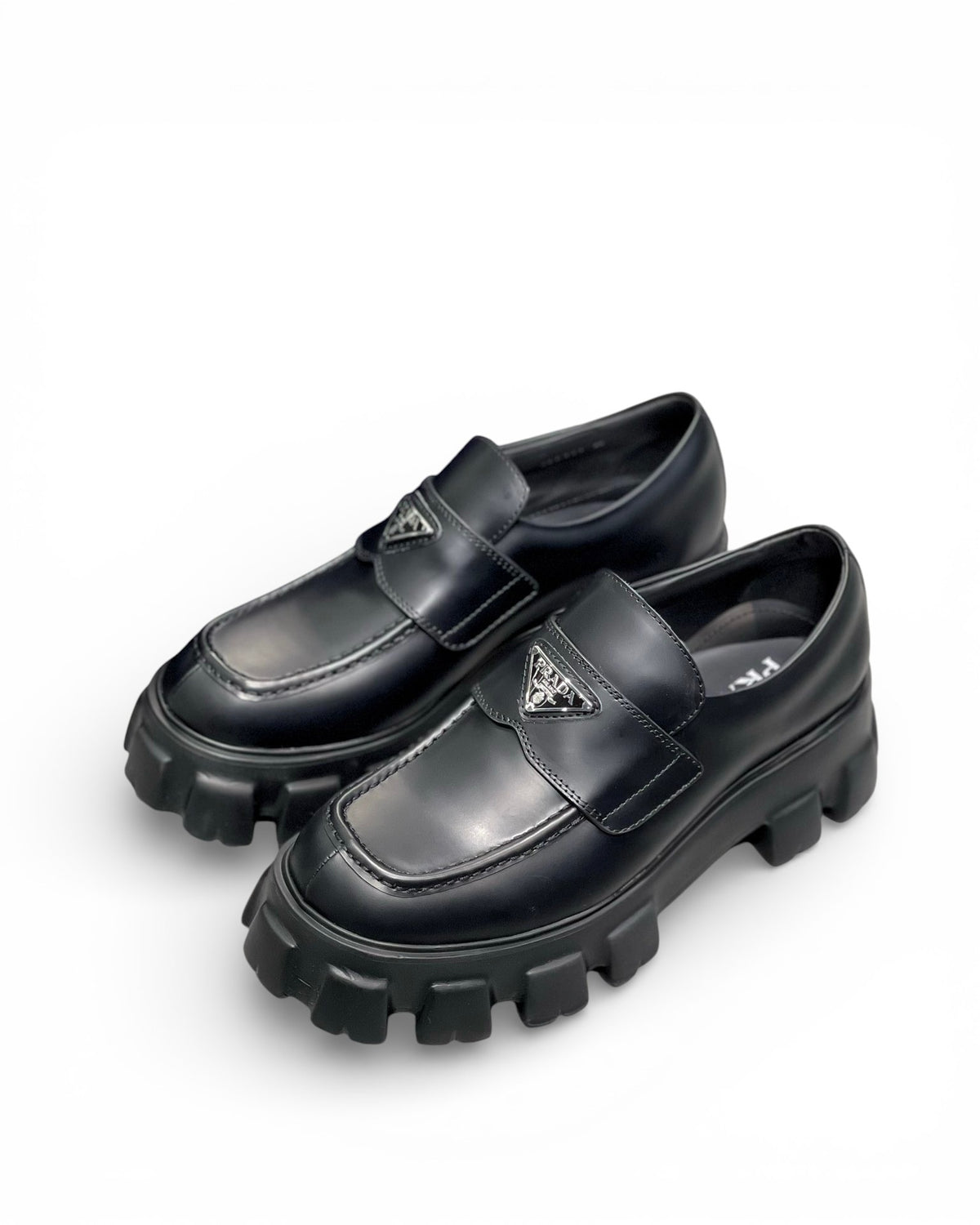 Prada Monolith Loafers