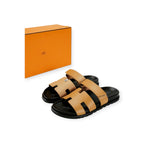 Hermes Chypre Slipppers