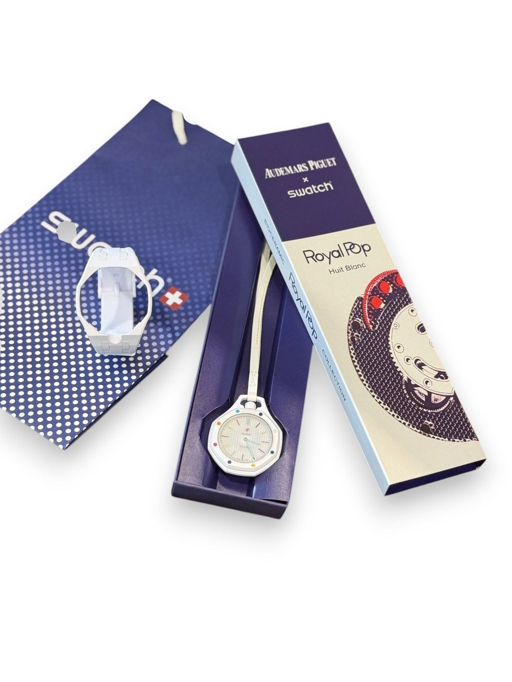 Audemars Piguet X Swatch Royal Pop Huit Blanc Watch