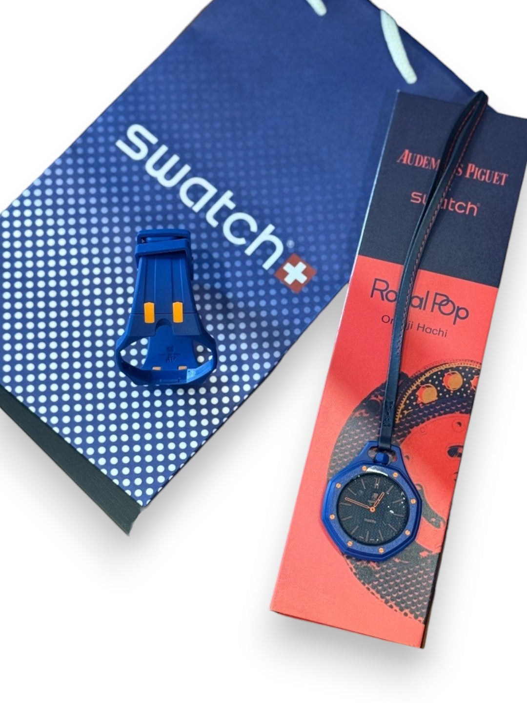 Audemars Piguet X Swatch Royal Pop Orenji Hachi Watch