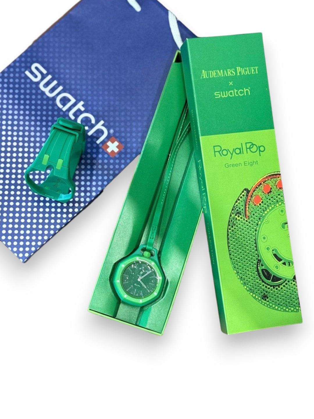 Audemars Piguet X Swatch Royal Pop Green Eight Watch