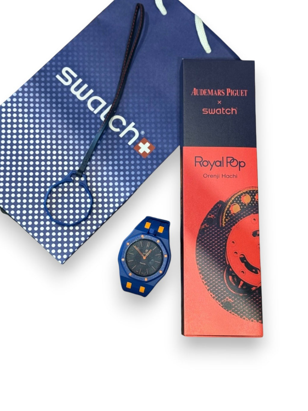 Audemars Piguet X Swatch Royal Pop Orenji Hachi Watch