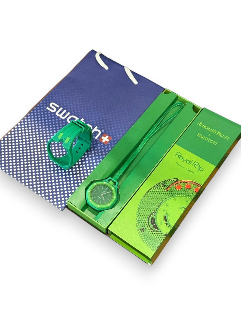 Audemars Piguet X Swatch Royal Pop Green Eight Watch