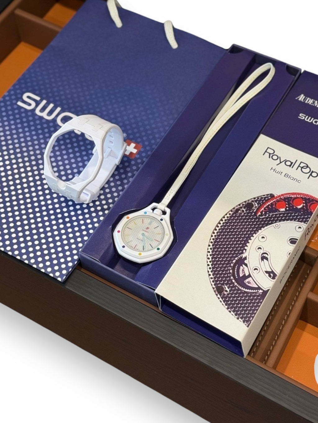 Audemars Piguet X Swatch Royal Pop Huit Blanc Watch