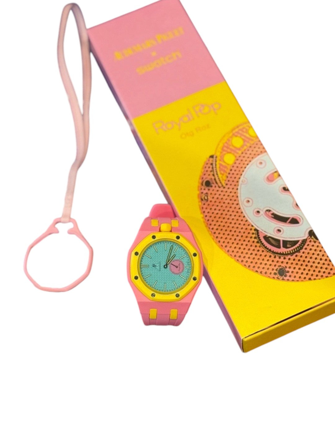 Audemars Piguet X Swatch Royal Pop OTG Roz Watch