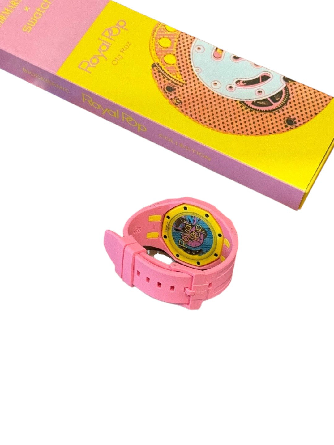 Audemars Piguet X Swatch Royal Pop OTG Roz Watch