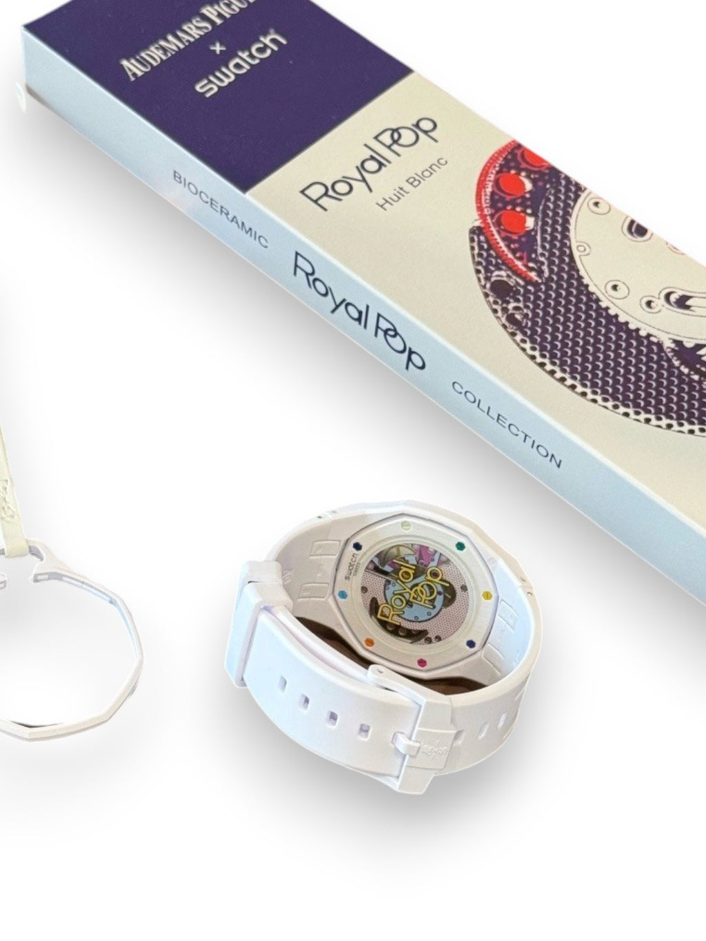 Audemars Piguet X Swatch Royal Pop Huit Blanc Watch