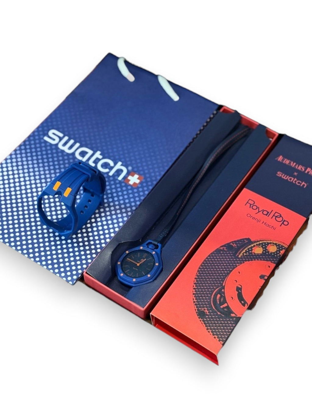 Audemars Piguet X Swatch Royal Pop Orenji Hachi Watch