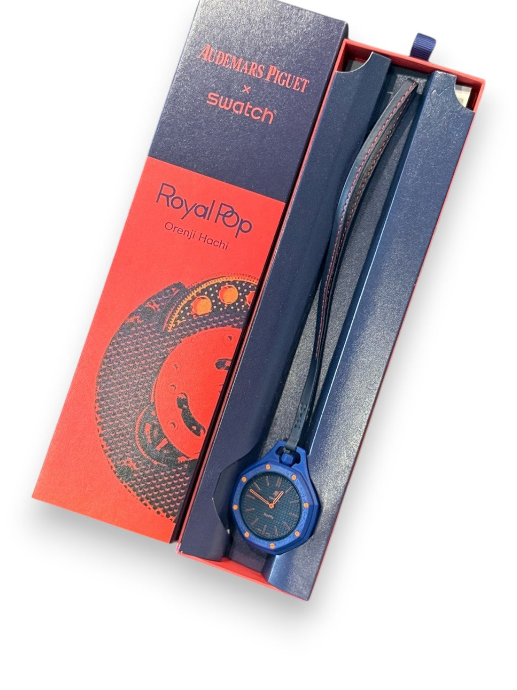 Audemars Piguet X Swatch Royal Pop Orenji Hachi Watch
