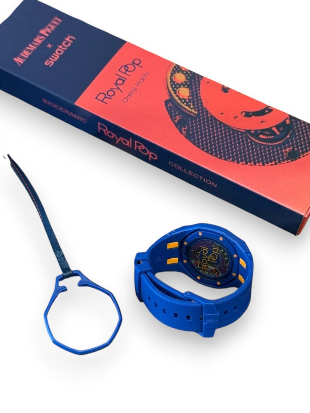 Audemars Piguet X Swatch Royal Pop Orenji Hachi Watch
