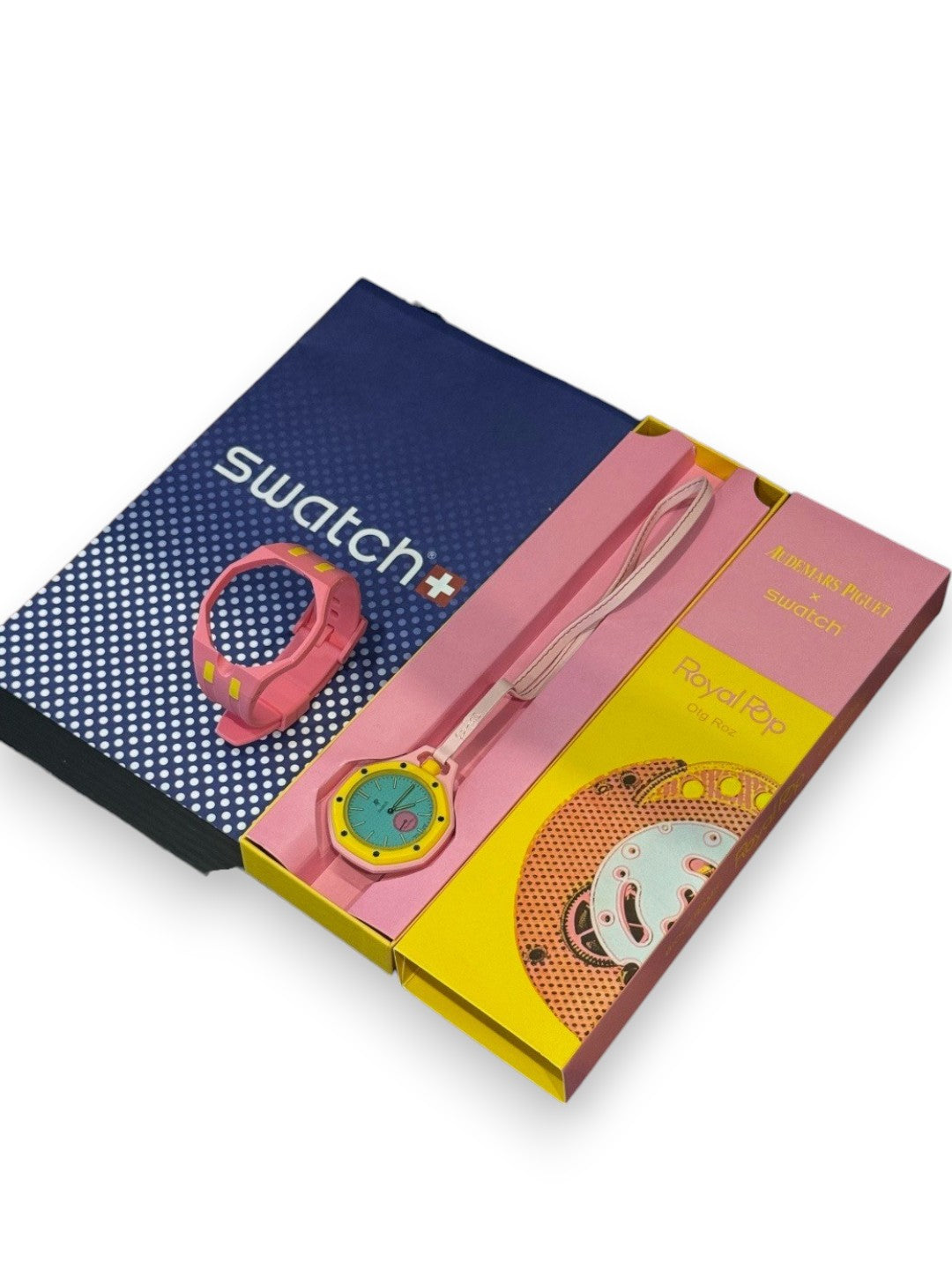 Audemars Piguet X Swatch Royal Pop OTG Roz Watch