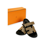 Hermes Chypre Slipppers