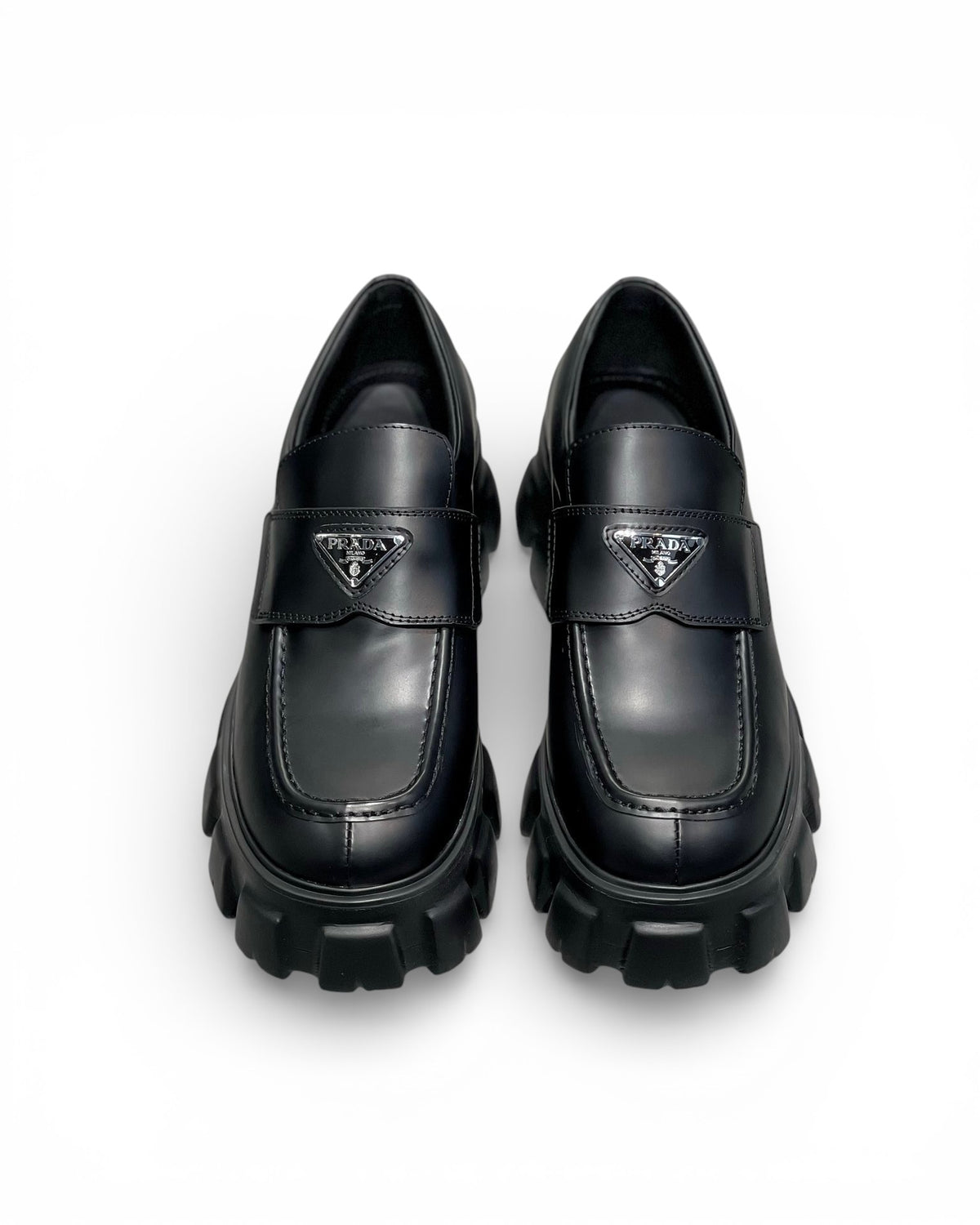Prada Monolith Loafers