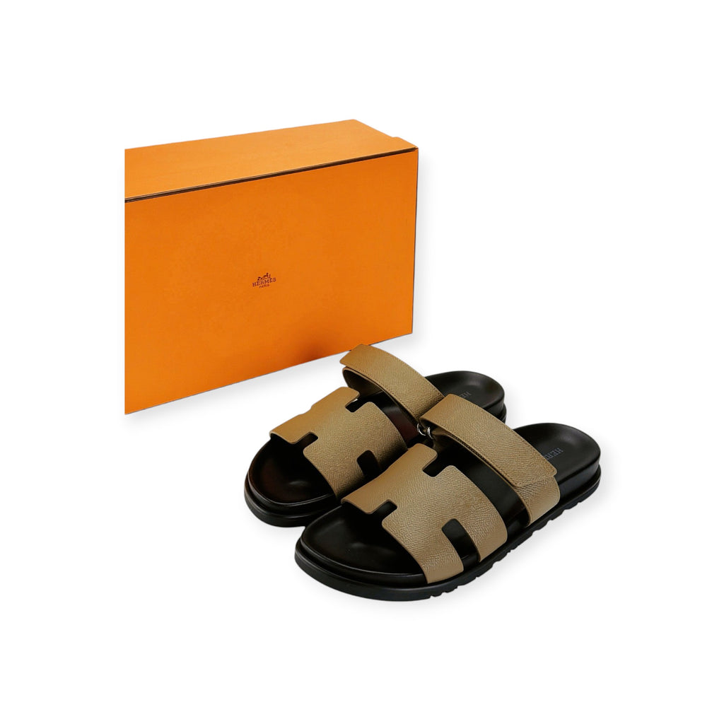 Hermes Chypre Slipppers